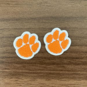 Mini Tiger Paws Iron on Patch (1 Pair)