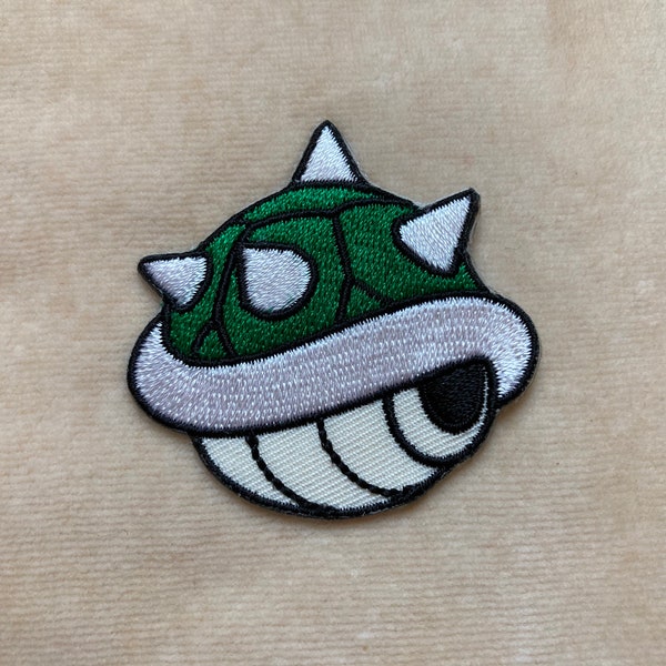 Spike Shell Turtle Iron On Patch