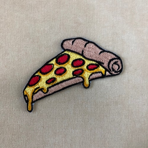 Pizza Iron on Patch Etsy