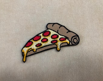 Pizza Iron on Patch