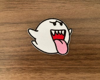 Ghost Boo Cartoon Iron on Patch