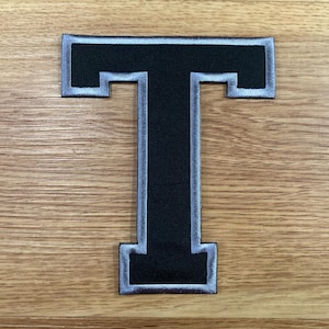 6 inches Standard Varsity Letter Iron On Patch