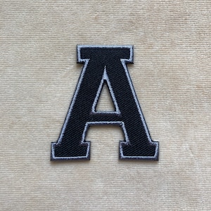 2 inches Standard Varsity Letter Iron On Patch