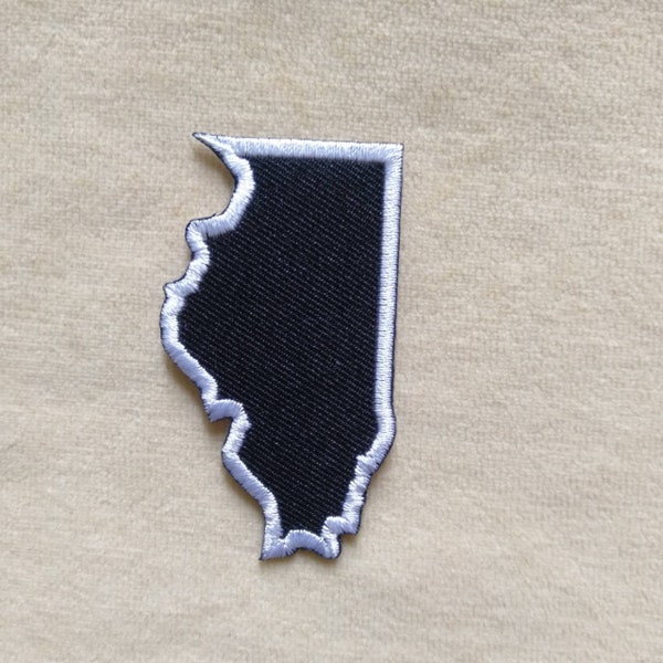Illinois State Iron On Patch