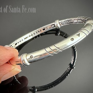 John Atencio Sterling Silver Modern Bangle Bracelet - Retired