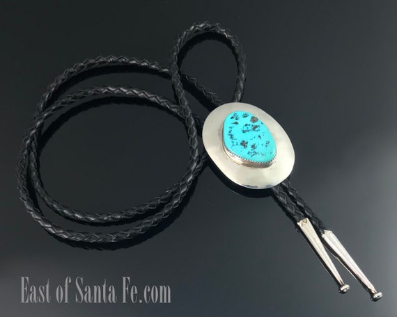 Contemporary Turquoise Bolo Tie Native American Navajo Vintage Etsy