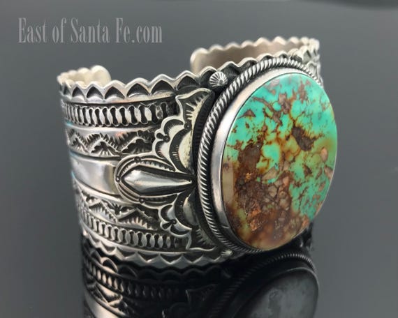 メンズ Navajo Gary Reeves Turquoise Bangle