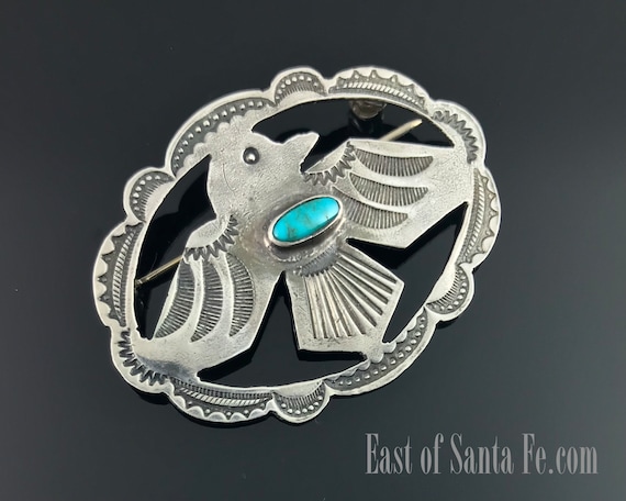 Vintage, navajo, thunderbird, pin - Gem