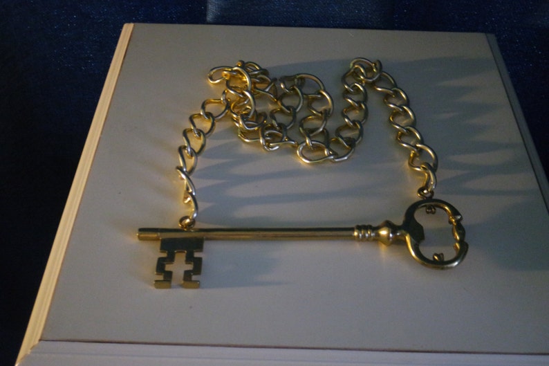 Brass Key On Chain image 1