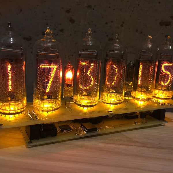 Nixie Tube Clock Etsy