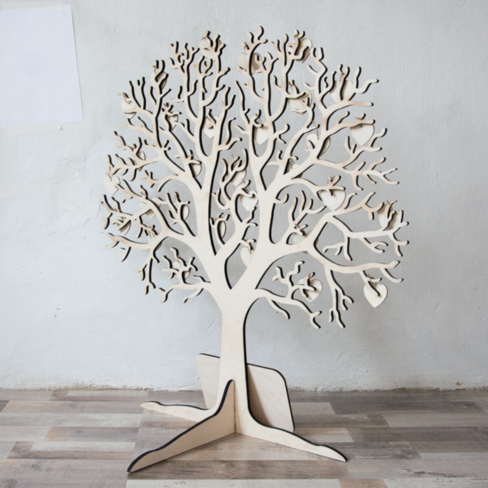 Wishing Tree Wooden Guest Book Wedding wish tree guest book Etsy