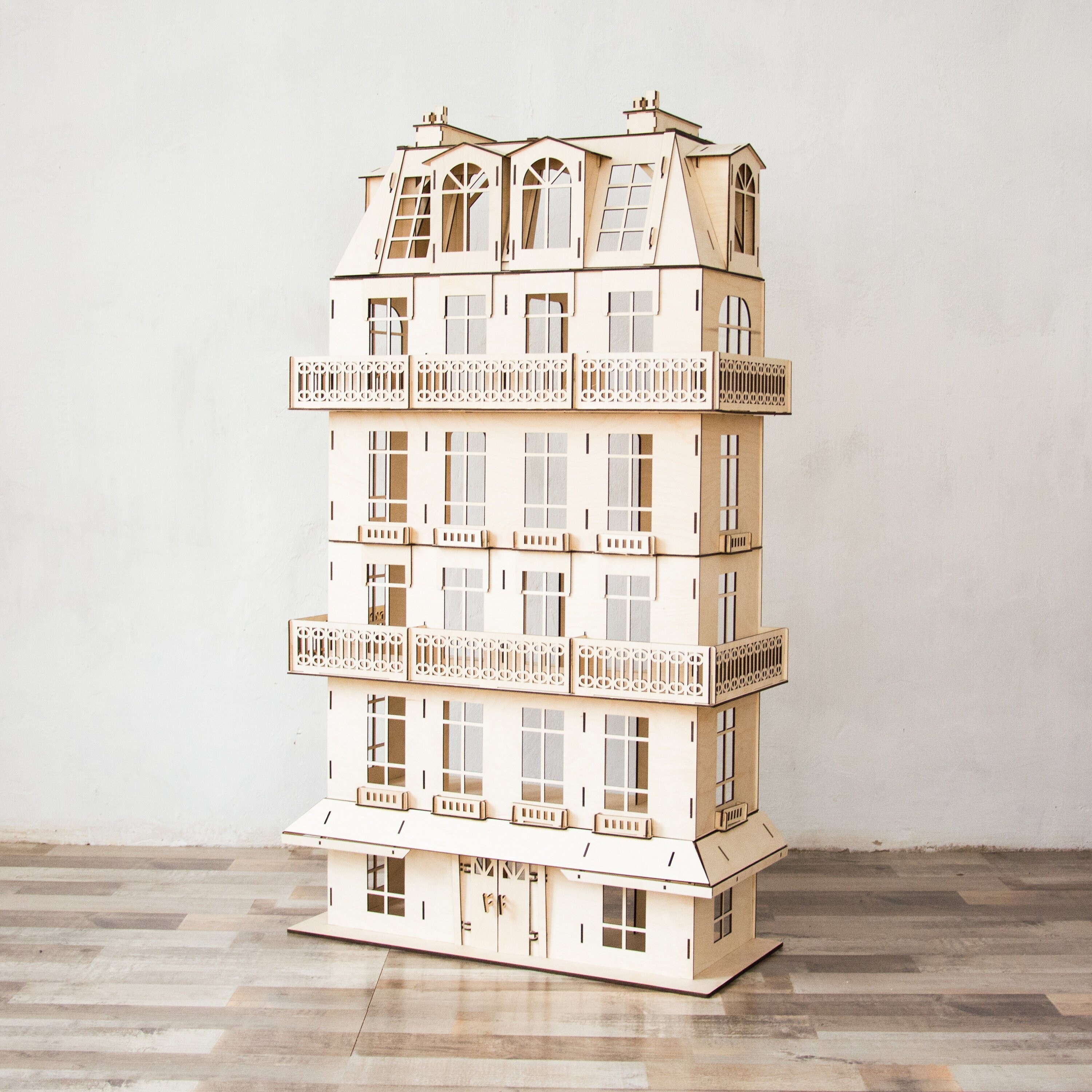 Doll House In French Style French Dollhouse House From Etsy Ireland