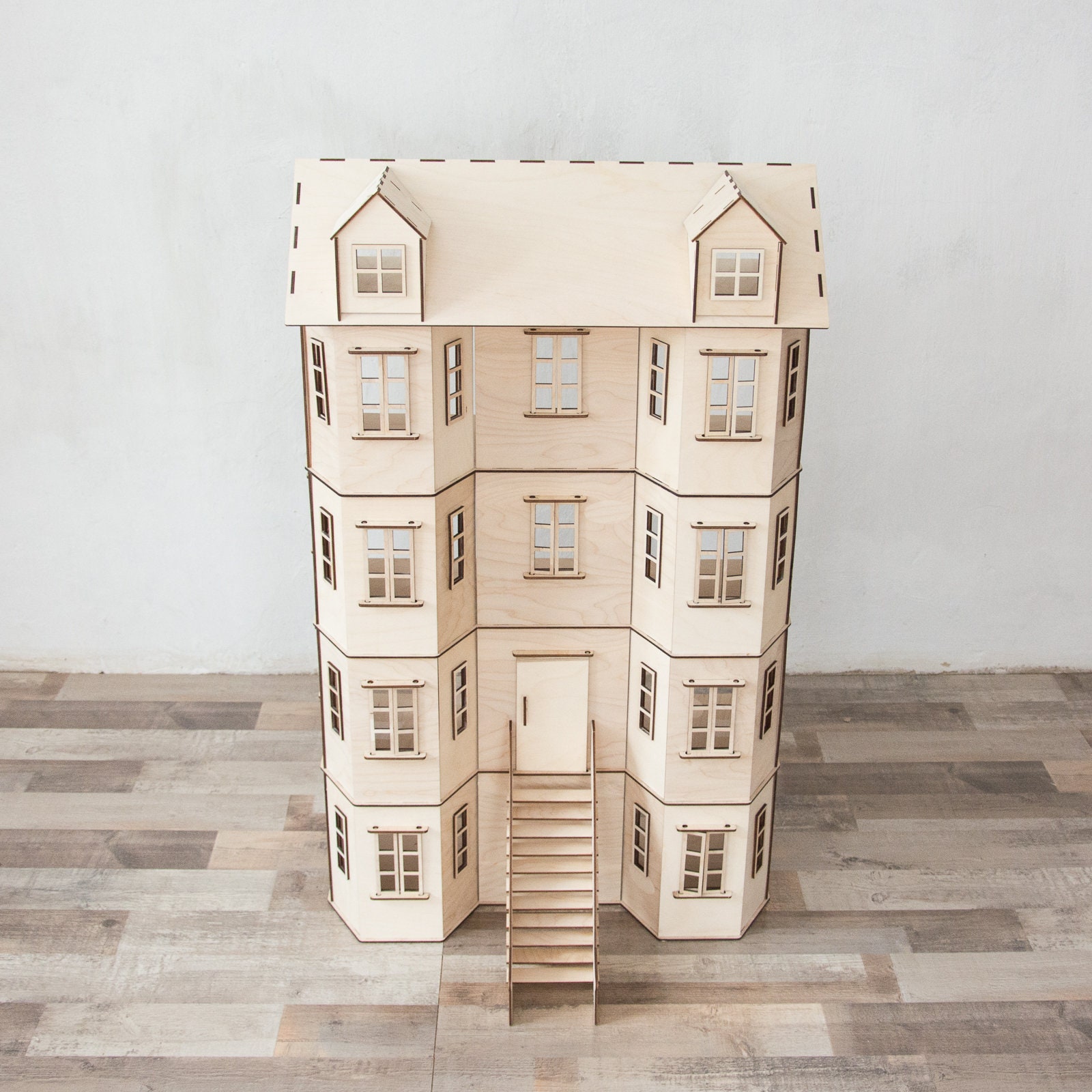 Brooklyn Dollhouse Townhouse Doll Townhouse Ellington Etsy