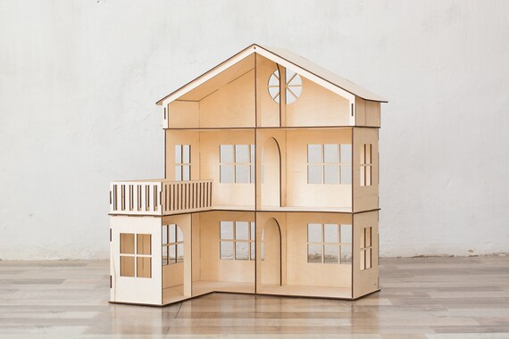 the orchid all wood dollhouse kit