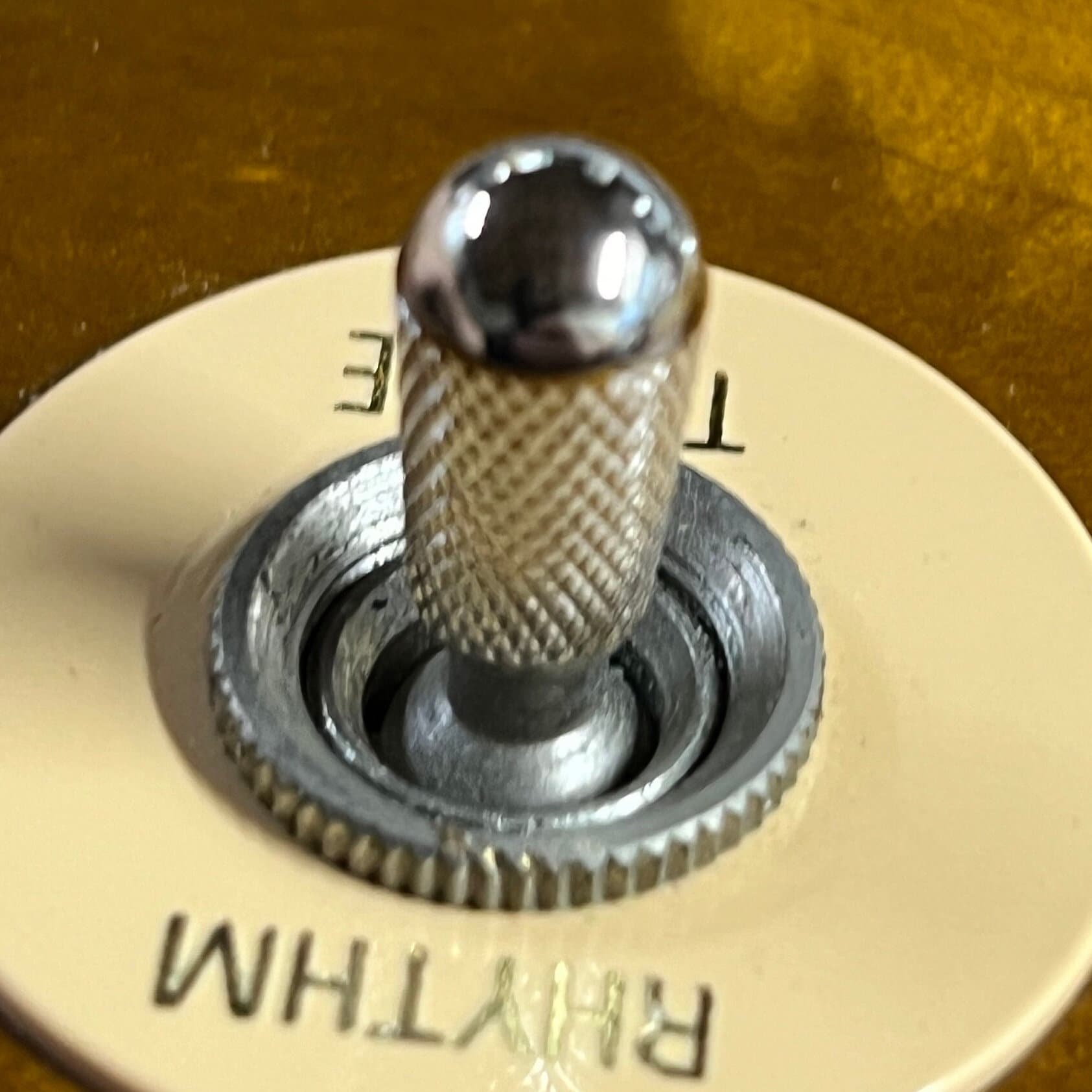 Hosco Tiefe Rändelmutter (Nickel) Für Switchcraft/Kippschalter An Gibson Les Paul Gitarren