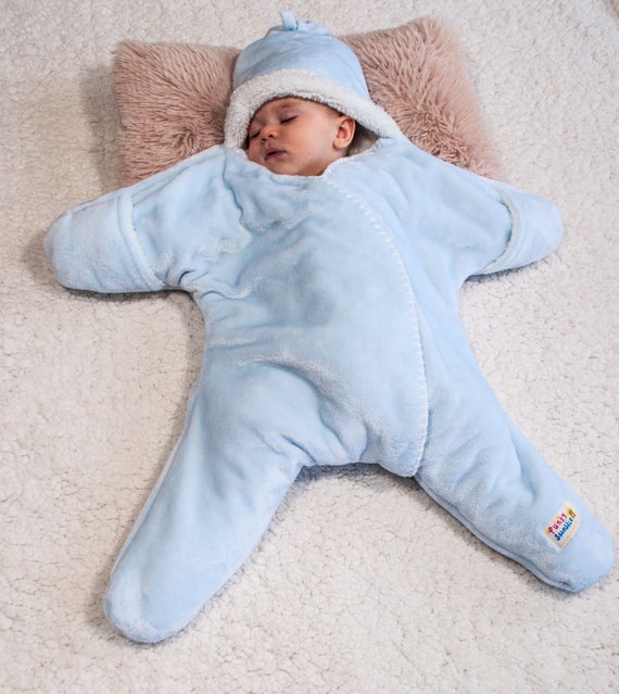 star fleece baby wrap