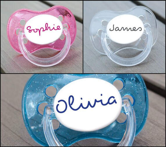 personalised pacifier