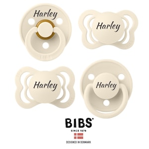 Baberos personalizados Try-it Soother, paquete de 4, redondos, simétricos y ortodóncicos, 0+m