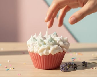 Jumbo Cupcake Wax Melt | Dessert Novelty Home Fragrance Gift, Gift Wrapped Party Favor