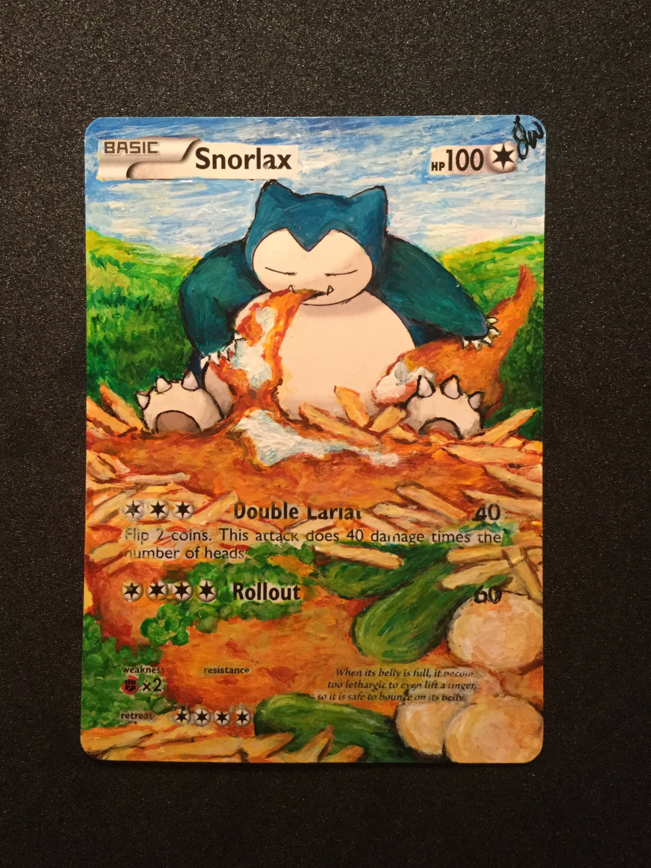 Snorlax Pokemon Card Full Art