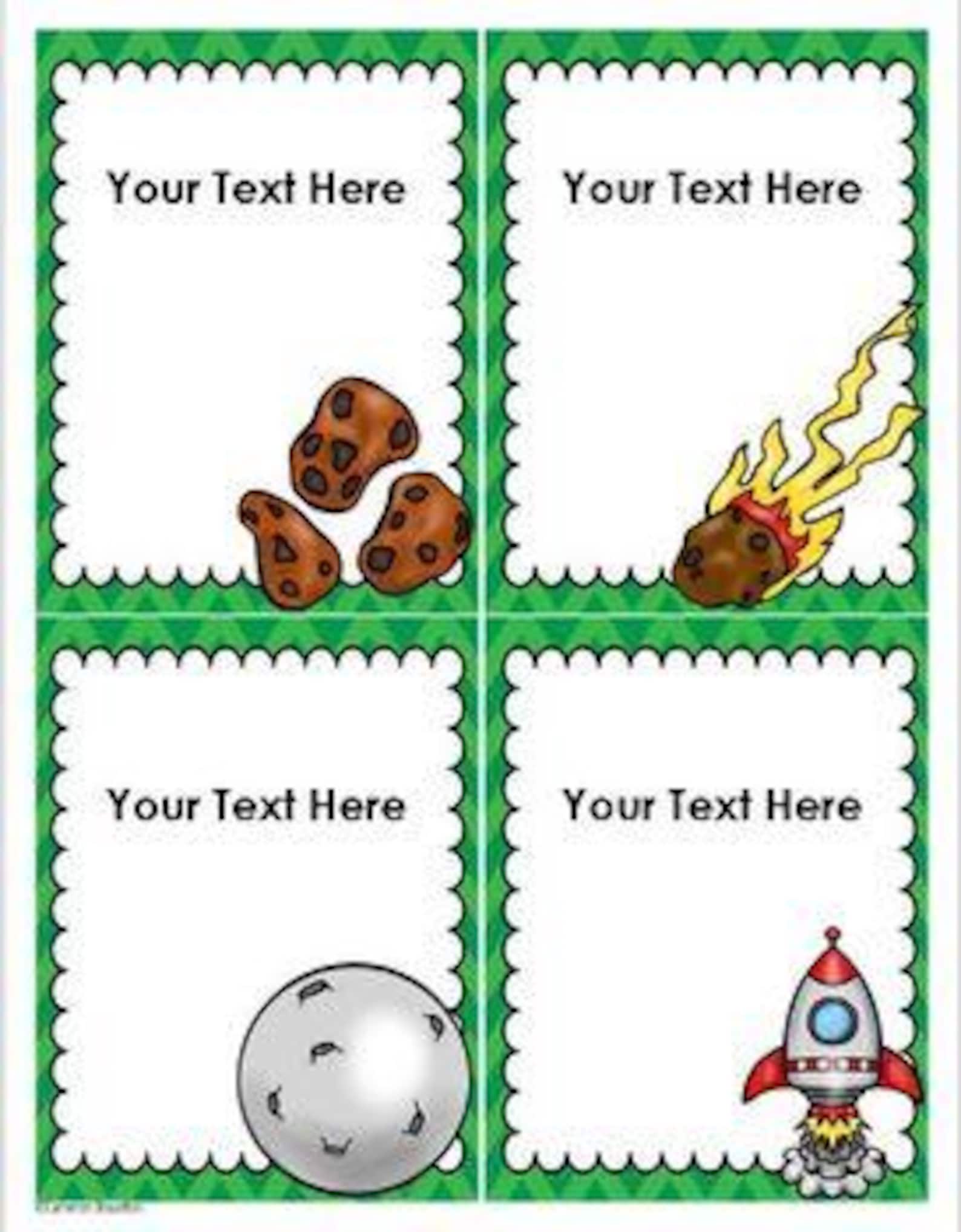 Outer Space Theme Classroom Labels Decorations Editable INSTANT ...