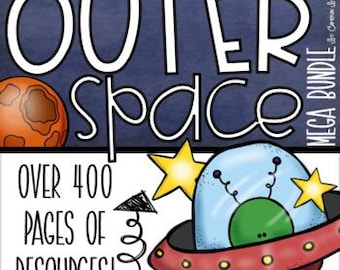 Outer Space Classroom Decorations and Management Mega Bundle INSTANT DOWNLOAD