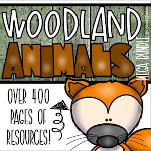 Woodland Animals Classroom Decorations and Management Mega Bundle INSTANT DOWNLOAD
