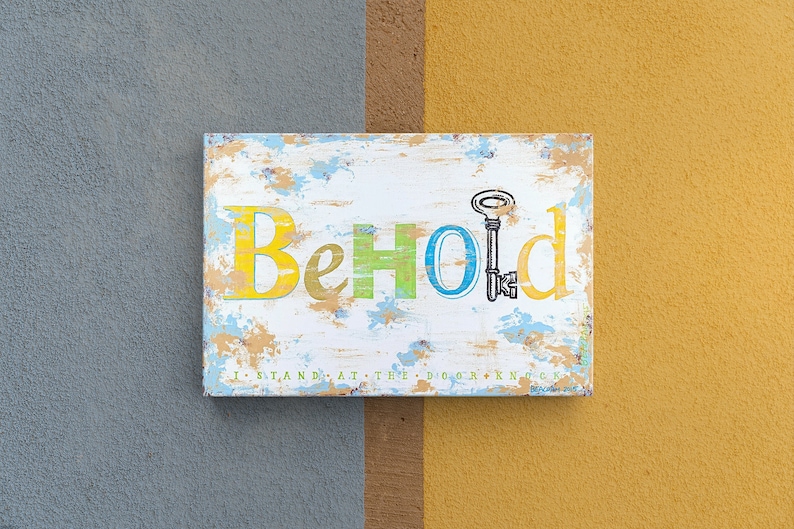 Biblical Wall Art by Stan Beacham • Canvas Christian Artwork • Oversized Wall Art • Spiritual Gifts • Furniture and Decor Christian Merch Active