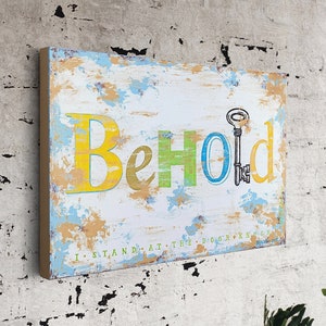 Biblical Wall Art by Stan Beacham • Canvas Christian Artwork • Oversized Wall Art • Spiritual Gifts • Furniture and Decor Christian Merch Active