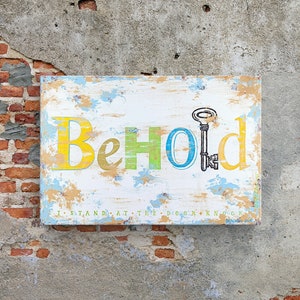 Biblical Wall Art by Stan Beacham • Canvas Christian Artwork • Oversized Wall Art • Spiritual Gifts • Furniture and Decor Christian Merch Active