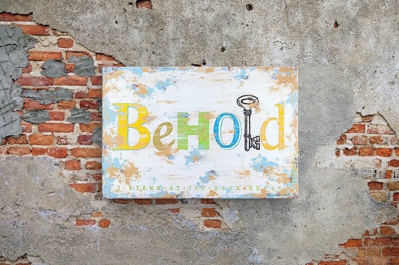 Biblical Wall Art by Stan Beacham • Canvas Christian Artwork • Oversized Wall Art • Spiritual Gifts • Furniture and Decor Christian Merch Active