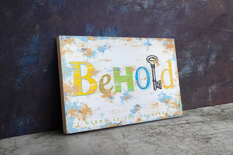 Biblical Wall Art by Stan Beacham • Canvas Christian Artwork • Oversized Wall Art • Spiritual Gifts • Furniture and Decor Christian Merch Active