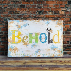 Biblical Wall Art by Stan Beacham • Canvas Christian Artwork • Oversized Wall Art • Spiritual Gifts • Furniture and Decor Christian Merch Active