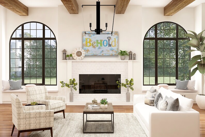 Biblical Wall Art by Stan Beacham • Canvas Christian Artwork • Oversized Wall Art • Spiritual Gifts • Furniture and Decor Christian Merch