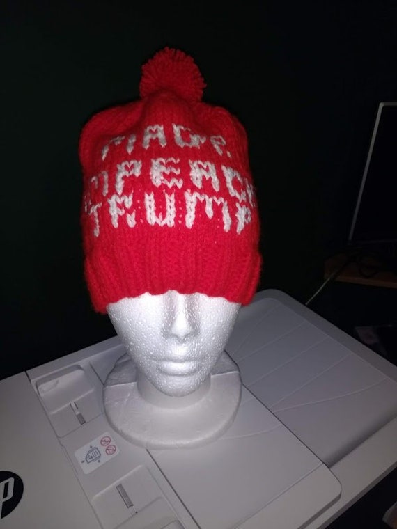 trump knit hat