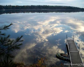 Clear day reflections on the lake