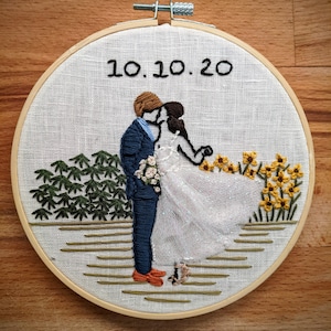 Custom Wedding Embroidery