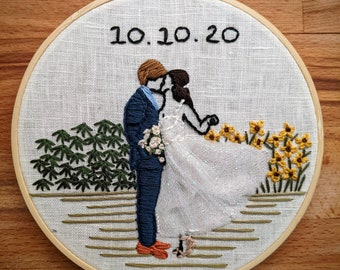 Custom Wedding Embroidery