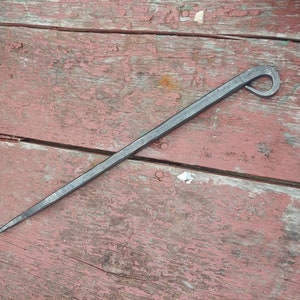 Hand forged steel wand. Blacksmith hand made.