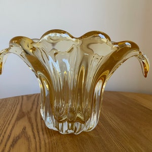 Vintage Murano Italy Art Glass Vase