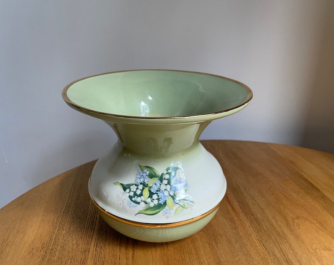 Vintage Ladies Spittoon Imperial Pottery Joplin MO Etsy