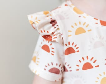 Baby Shoulder Ruffles - PDF Pattern, sizes 0-3m-18-24m | baby & toddler | baby dress