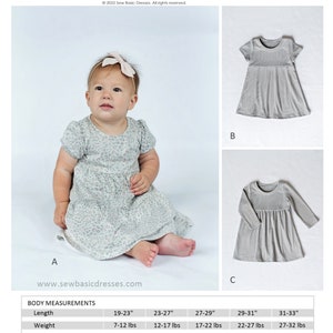 Baby Girls Knit Dress Pattern