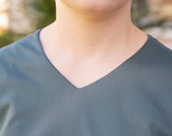 Women's V Neck - PDF Pattern, sizes 32-50
