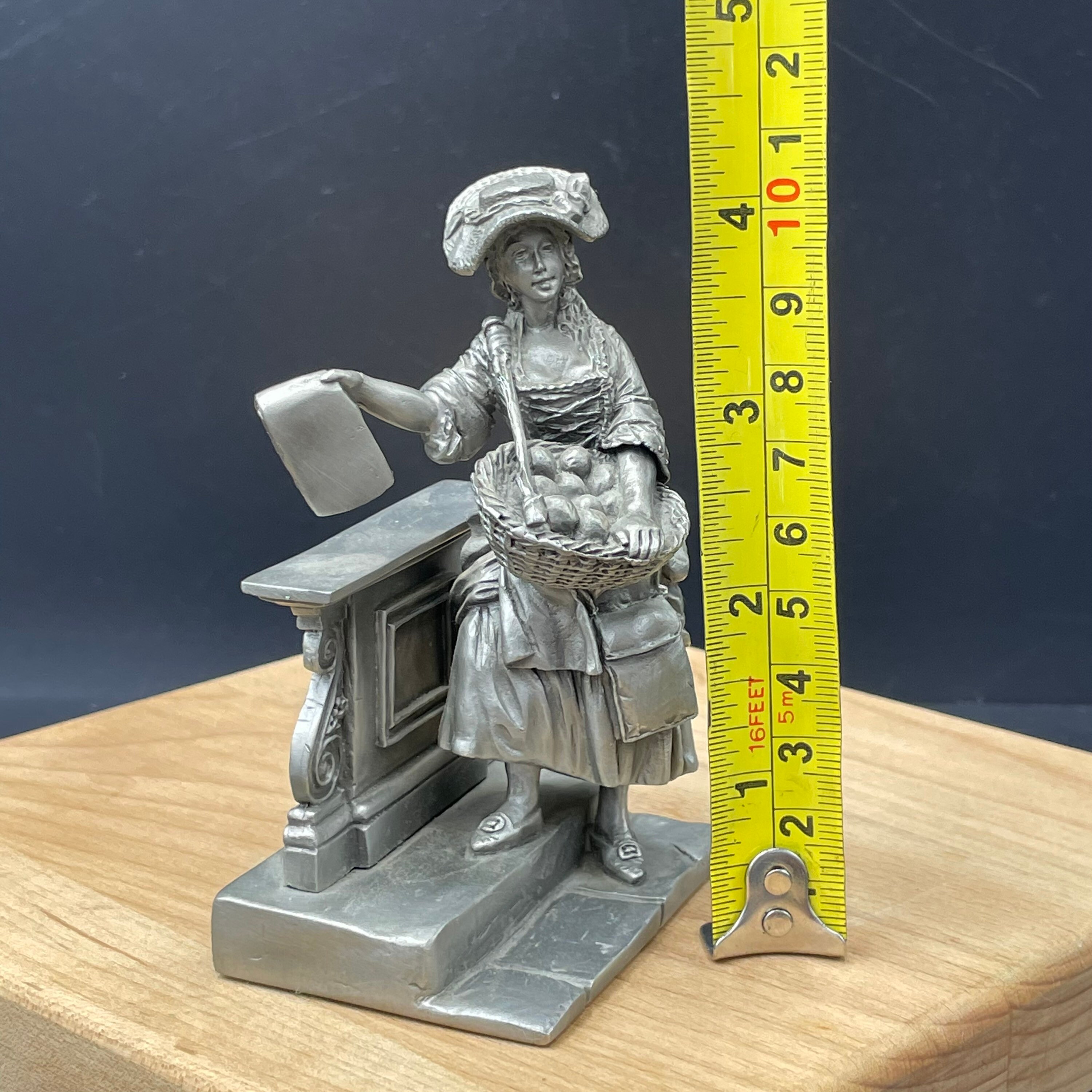 Sculpture Figurines The Watchman The Playbill Collectible Pewter Statue