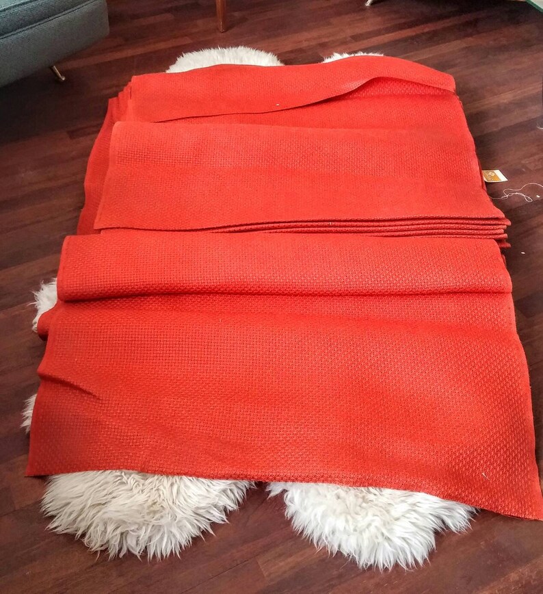 Zweigart Aida Cloth Orange Jute Locker Hooking Rug Canvas 4 Etsy