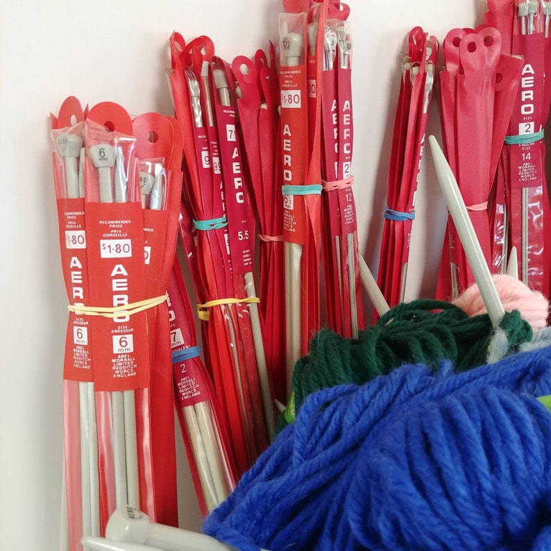 Knitting Needles 12 and 14 Single Point Straight Etsy