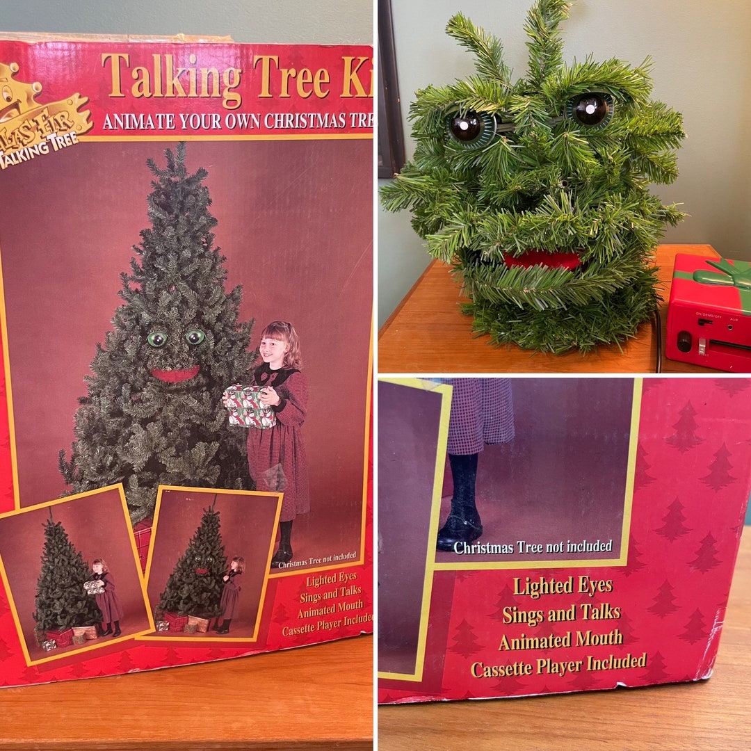 Vintage Talking Christmas Tree Kit Animate Your Christmas Etsy