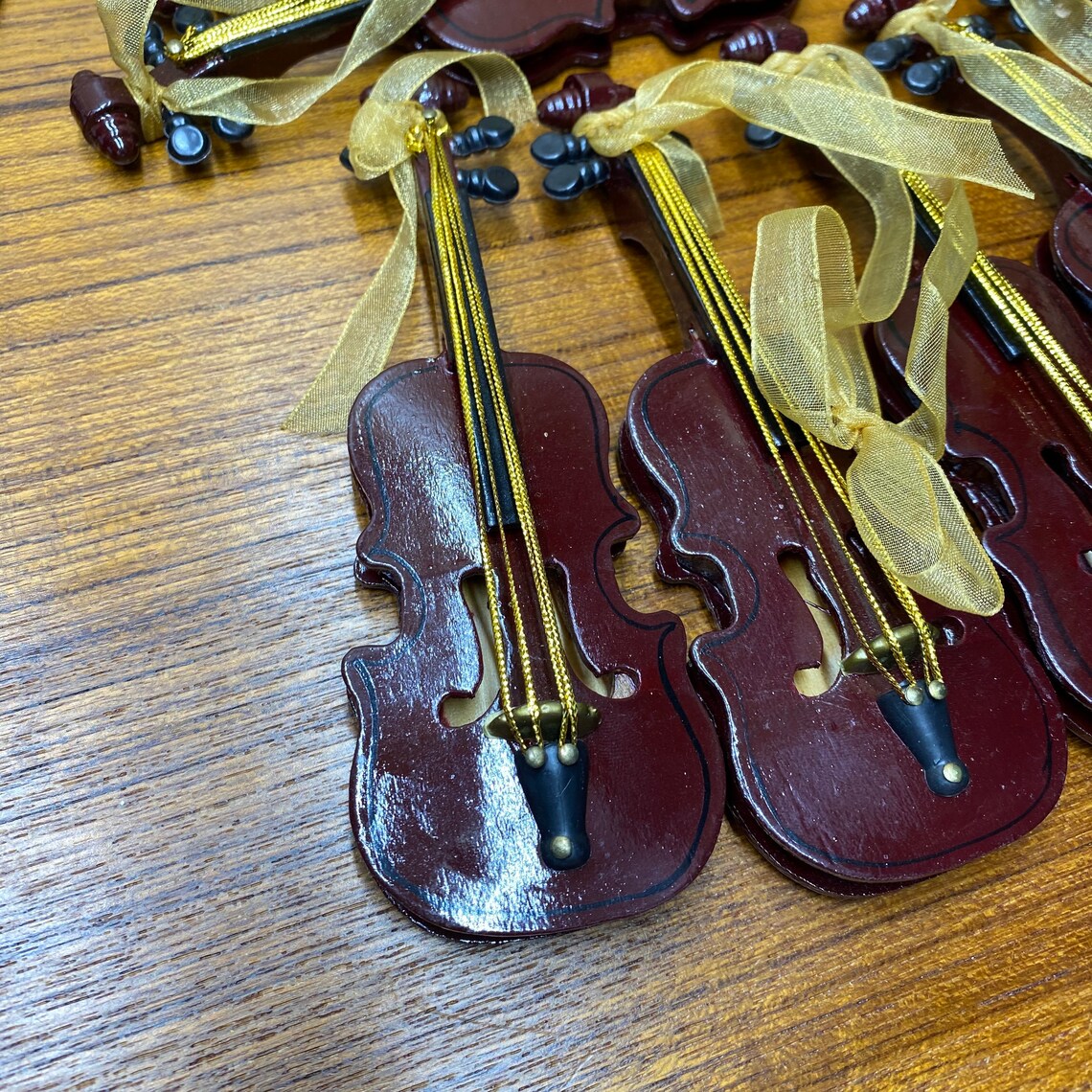 Violin Christmas Ornament 