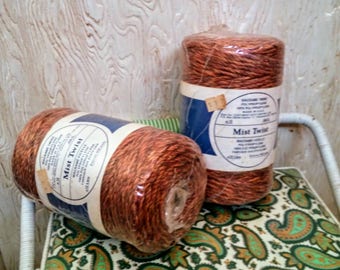 Macrame Rope Bulk | 5mm Macrame Cord for Macrame Plant Holders, Plant Hangers or Woven Wall Hangings, Air Plant Holders, Variegated Rust